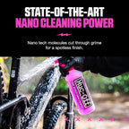 Muc-Off Nano Tech Bike Cleaner 1L | Biodegradable Formula, Safe on Carbon Fibre and All Surfaces | Breaks Down Dirt on a Molecular Level