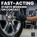LANE'S New Aluminum Car Wheel Cleaner | Acid Rim Cleaner and Brightener | Brake Dust, Oxidation & Rust Remover for Motorcycles, Cars, Trucks | Shines & Eliminates Hard Scrubbing | 32oz, 2 Pack