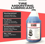 Tire Mounting Lubricant (1 Gal.) with Applicator, Made in USA, Tire Bead Sealant for Tires and Wheels, Biodegradable, Universal for Cars, Trucks, Motorcycles