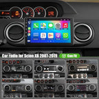 (8Core + 64GB) Car Radio Stereo for Toyota Scion XB 2007-2019, 7" QLED Touchscreen with Wireless CarPlay & Android Auto& Mirror Link, Android 15 System