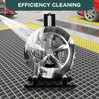 biosp Rolling Wheel Detailing Stand, Heavy Duty Polishes Wheel Cleaning Stand for Ceramic Coating, Applying Tire Shine & Car Wheel Wash fo Auto Repair Shop Garage