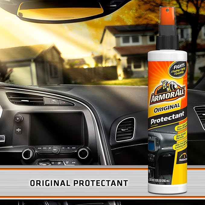 Armor All Interior Car Cleaner Spray Bottle, Protectant Cleaning for Cars, Truck, Motorcycle, Pump Sprayer 11010-12PK, 10 Oz (12 Pack)