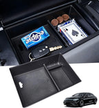 Center Console Organizer Tray Storage Box for Mercedes Benz EQS 450+ 400 580 AMG SUV/EQE 350 350+ 500, Interior Accessories Insert Tray Storage Box for 2026 2025 2024 2023 EQS/EQE, Black