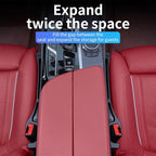 2PCS Car Seat Gap Filler Organizer - No-Drop Car Seat Gap Plug with Storage Slot - Soft Foam Multifunctional Seat Guard for Cars & SUVs | Truck | Universal Fit, Black