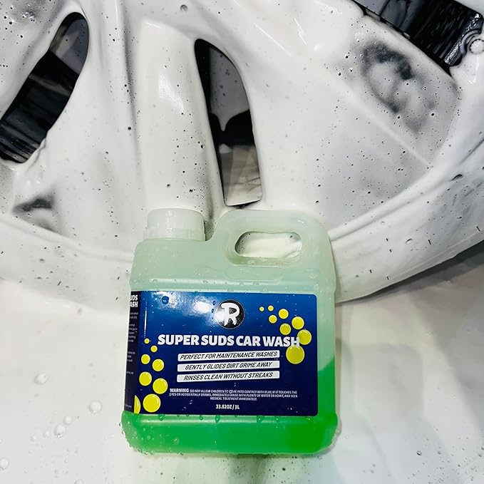 Touchless Pre-Wash Soap,Car Foam Shampoo Hydrophobic SiO2 Sealant Spray | Water-Activated Coating, Safe Wax Ceramic Protection, Streak-Free Shine for Auto Detailing (4L Foam Car Shampoo)