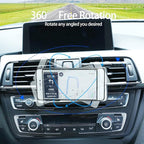 Car Mobile Phone Mount Compatible with BMW 3 4 Series M3 M4 F30 F31 F32 F33 F34 F36 F80 F82 F83 360-Degree Rotary Cell Phone Holder Navigation Bracket Accessories(Magnet)Suggested Purchase Style B