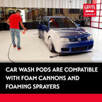 Griot's Garage Super-Concentrated Car Soap Pods for Wash Buckets, Foam Cannons, and Foaming Sprayers, pH Neutral, Auto Shampoo, 18 Pc, 10846