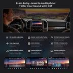 ATOTOZONE 7-Inch Android Double-DIN Car Stereo,AI Agent,7.1.2 Surround Stage,4V RCA, 4G LTE, 8G+128G In-Dash Navi,Optical SPDIF Output,HDMI Input, ADS Protocol,Wireless CarPlay & Android Auto,X10G2B7E