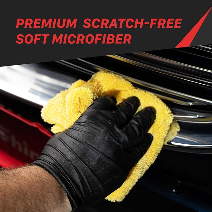 Maxshine Snow Shine Kit - Includes (1) AIO Mist Cleaner & (5) 380GSM Edgeless Microfiber Towels for Car Detailing - Auto Detailing Supplies & Accessories