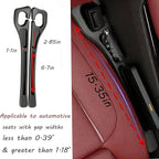 Seat Gap Filler - 2 PCS Car Seat Gap Filler Organizer for Storing Phones Keys Cards, Between Seat Car Gap Filler for Cars & SUVs (Black)