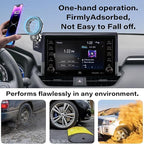 Car Phone Holder for Toyota RAV4 2019 2020 2021 2022 2023 2024 2025 Accessories Apply to 7/8 Inch Touch Screen Fixed Clip Magnetic Cell Phone Mount Hands-Free 360 Degree Rotation