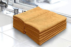 Detailer's Preference Premium Edgeless Microfiber Towels, 350 GSM, Ultra Soft, Lint-Free, Streak-Free, Scratch-Free, Highly Absorbent, for Auto, Home, and Detailing,16x16, 12-Pack, Orange