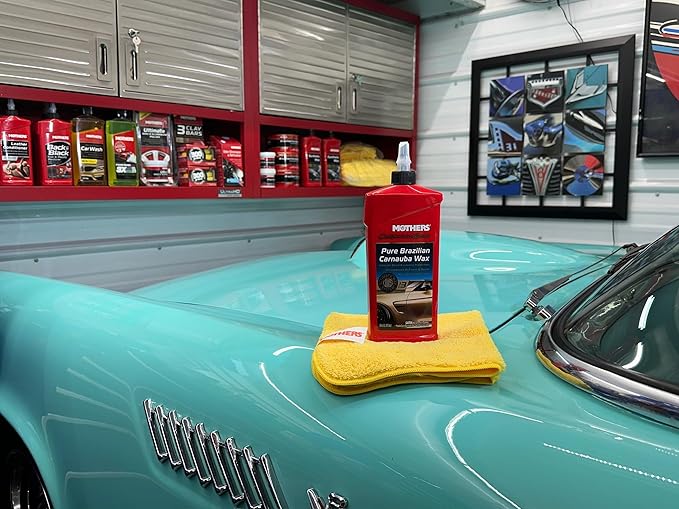 Mothers California Gold Pure Brazilian Carnauba Wax, 1 gal. — Ultimate Wax System Step 3, Delivers Deep Shine & Long-Lasting Protection, Enhances Richness & Depth for All Paints (05752)