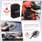 Fortuning's JDS 39PCS Car Wash Cleaning Kit, Auto Detailing Kit, Car Detailing Kit Interior Cleaner, Car Wash Kit with Bucket Detailing Brush Set Car Accessories for Motorcycle, Cars, Bikes, Wheels