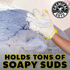 Chemical Guys MIC510 The Stranger Helpful Handy Car Wash Mitt - Yellow, Microfiber Towels for Detailing, Holds Tons of Soapy Suds, Flexible - Perfect for Car Cleaning