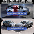 4G Car Security Camera, Dual LTE Dash Cam with 64GB Card, Front & Inside 2K Car Camera, Remote Live View, GPS, 24/7 Parking Mode, IR Night Vision, Two-Way Talk, App Alerts, Cloud/SD Storage, OBD Cable