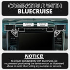 Tackform Link Vent Mount Magnetic Phone Holder - Compatible with MagSafe, BlueCruise, 2021-2025 Ford F150 & Raptor, 2023-2025 Ford Super Duty | Aluminum | 3.5" Arm | Black
