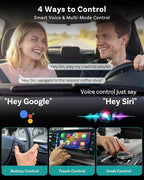 OTTOCAST Mini Nova 2 in1 Wireless CarPlay Android Auto Adapter 2026, Plug & Play USB Dongle, Fast Auto Connect, 5GHz Stable Connection, for OEM Wired CarPlay/Android Auto Cars