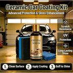 PTZ Crystal Serum – 9H Graphene Ceramic Coating for Cars, Advanced Hardness & Gloss, Water Beading Protection, DIY Car Paint, Glass & Wheel Care (1pcs)