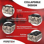 FORTEM Trunk Organizer For SUV Car Trunk Organizer, Foldable Storage, Car Accessories for Women Men, Collapsible Bag, Perfect Christmas Gifts, 600D Oxford, Non Slip Bottom, Straps, Soft Cover (85L)
