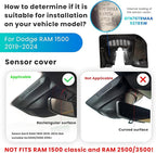 QHI 4K Dash Cam Fit Dodge RAM 1500(2019-2024), Hidden OEM Style, 4K Front & 1080P Rear Camera, 128GB EMMC, 24H Parking Mode, GPS & CPL, for Rebel Big Horn Laramie (S87D Front 4K and Rear 1080P)