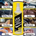 CALIFORNIA CUSTOM – Leather Vinyl Conditioner LVC, Protect Your Leather, Rubber, Plastic and Vinyl from Wearing, Drying & Cracking. No Greasy Film. Will Not Attract Dust! - 8 fl. oz.