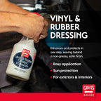 Griot's Garage Vinyl and Rubber Dressing for Car Detailing, Exterior and Interior Auto Cleaner and Protectant for for Plastic, Trim, Tires, and More, 10981, 22oz