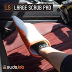 Suds Lab Oversized Scrub Pad – Heavy Duty Car Wash and Interior Cleaning Mitt for Auto, Upholstery, and Detailing | Durable, Scratch-Free Cleaning Tool