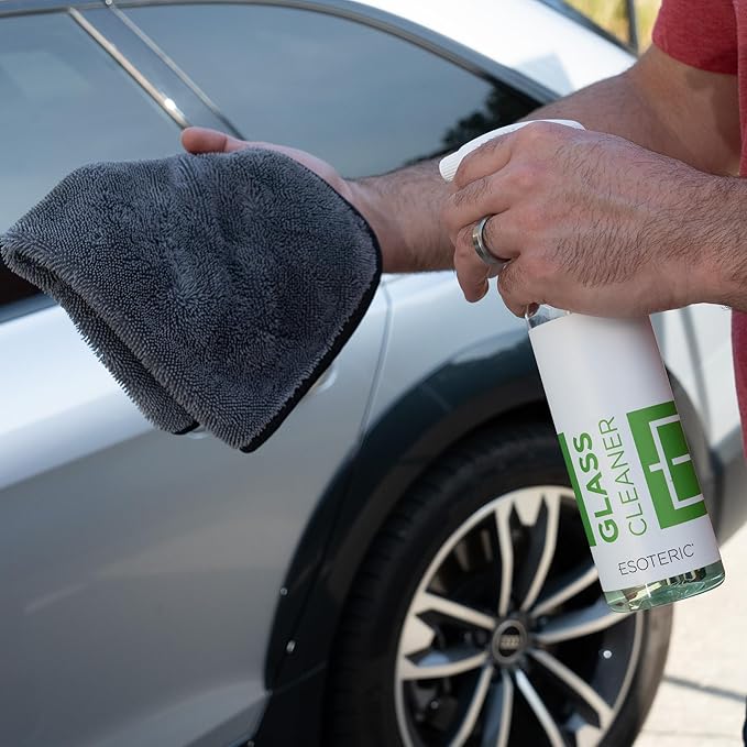 ESOTERIC Glass Cleaner Spray | Car Window Cleaner | Tint Safe Window Cleaner For Car | Crystal Clear Glass | Streak Free Auto Glass Cleaner | Car Detailing Supplies