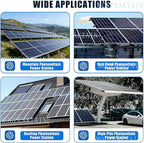 Electric Solar Panel Cleaning Brush with Pole - 350rpm Motor, 23.6" Brush Head, Dry/Wet Cleaning Modes - Water Fed Pole System for Solar Panels, Fleet Vehicles & Exterior Walls 5.5m