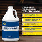 Zep-O-Shine Car Wash Concentrate - 1 Gallon (Case of 4) 38224
