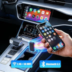 2 in1 Wireless CarPlay Adapter for Apple iPhone & Android, Convert Wired CarPlay to Wireless for USB/Type-C Port Cars