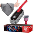 Car Duster Interior Detailing Kit (3 Packs),Scratch Free,Microfiber Towels Interior/Exterior Cleaning,Detailing Tools，Car Gifts for Men Women