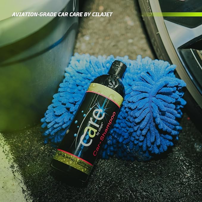 Care Car-Shampoo and Soap - Car Detailing Kit Essential - Vehicle Cleaning Supplies - Produces Thick, Foamy Suds - Gentle on Wax and Sealants, 16 Oz.
