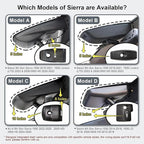 Mangoal 4K Dash Cam fit for GMC Sierra 1500 2014 2015 2016 2017 2018 2500 HD/3500 HD 2015-2019(Model D), with A Cover, if Not, You Can Buy Model E (with Auto-Dimming Rearview Mirror Plug)