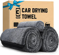 2-Pack Microfiber Towels for Cars 36"x24", Extra Large Ultra Absorbent Car Wash Drying Towels Detailing Supplies for SUVs and Trucks, No Streaks, Spots or Scratches