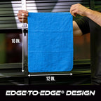 VIKING Microfiber Cloth for Car or Home 10 Pack, Edgeless Towel for Interior and Exterior Car Detailing, Multi-Purpose, Reusable Towels, Assorted, 12 Inch x 16 Inch