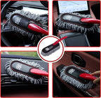 Car Duster Interior Detailing Kit (3 Packs),Scratch Free,Microfiber Towels Interior/Exterior Cleaning,Detailing Tools，Car Gifts for Men Women