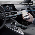2-in-1 Wireless CarPlay Adapter 2026 for Apple iPhone & Android Auto Adapter, Plug&Play CarPlay Dongle Converter, Fast Auto-Connect,Compact Design Fast Stable Connection with USB/USB-C Port (Grey)