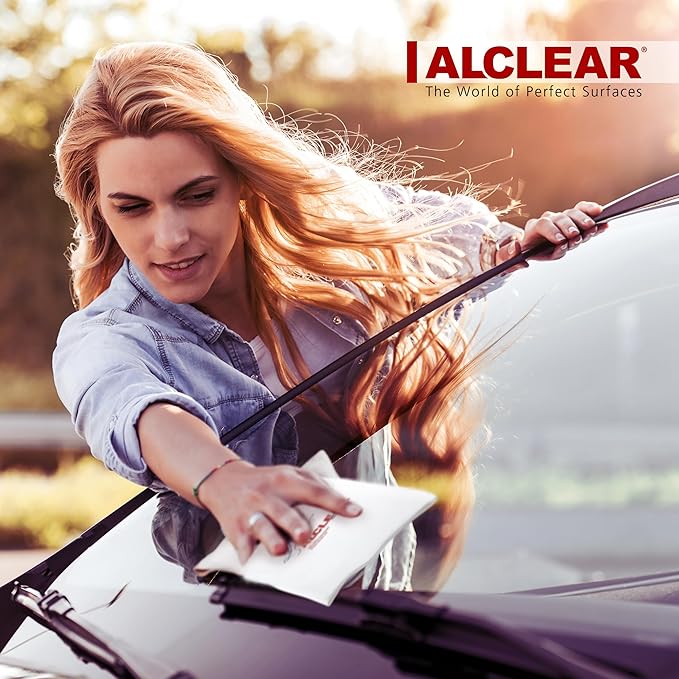 ALCLEAR 950002 Ultra-microfiber Cloth for Window, glass cleaning and clear water - nothing else! White. Size: 23.62 x 17.72 in. 5 Pieces.