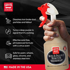 Griot's Garage Iron and Fallout Remover for Car Detailing and Cleaning, Remove Rust, Embedded Debris and Fallout from Multiple Exterior Surfaces 10948, 35oz