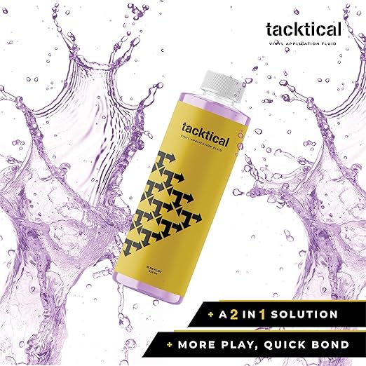 VViViD Tacktical 2 in 1 Application Fluid for Vinyl Wraps, Decals, Stickers, and Window Tint with Spray Head - 16oz (473ml)