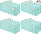 VENO 4 Pack Heavy Duty Moving Bags with Backpack Straps, Zippers & Handles, Extra Large Packing Bags for College Dorm Essentials, Moving Supplies Alternative to Cardboard Moving Boxes