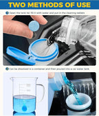 50PCS Windshield Washer Fluid,Windshield Washer Tablets,Car Accessories Windshield Washer Fluid Concentrate,Car Windshield Washer Fluid,Automotive Glass Cleaner,Use for Remove Windshield Stains