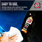 Adam's Polishes Spray Wax Kit - Advanced Carnauba Car Wax | Car Spray Polish | During Car Wash Paste Wax Clay Bar & Buffer Polisher For Ultimate Protection On Paint Wheels Windows | Cleaning Supplies