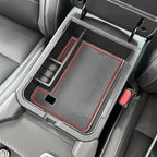 Center Console Organizer Tray Compatible with Nissan Sentra 2020 2021 2022 2023 2024 2025 Accessories, Middle Console Organizer for 2020-2025 Sentra Armrest Storage Box Coin Holder, red trim