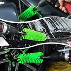 Drill Brush for Car Wheel and Bottle, Highly Dense and Durable Car Cleaning Brush for Wheels, Rims, Engines, Exhaust, Bottle