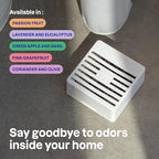 ATTITUDE Odor Eliminator with Activated Carbon, Plant-Based Air Purifier, Vegan, Lavender & Eucalyptus Scent, 8 Ounces