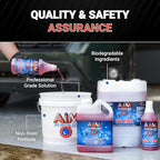 AIM Chemicals Car Wash - High Foam Formula Car Shampoo, Professional Car Wash Shampoo Compatible with Ceramic Coatings - Ideal for Foam Guns - Streak-Free Finish for Detailing - 1 Quart