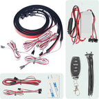 10L0L Golf Cart Underglow LED Light Kit, 4PC Flexible Neon Strip Lights with 14 Modes, Music Sync, Waterproof Remote Control Underbody Glow for EZGO, Club Car, Yamaha